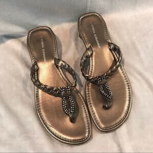 Athena Alexander Sandals studded & braided details